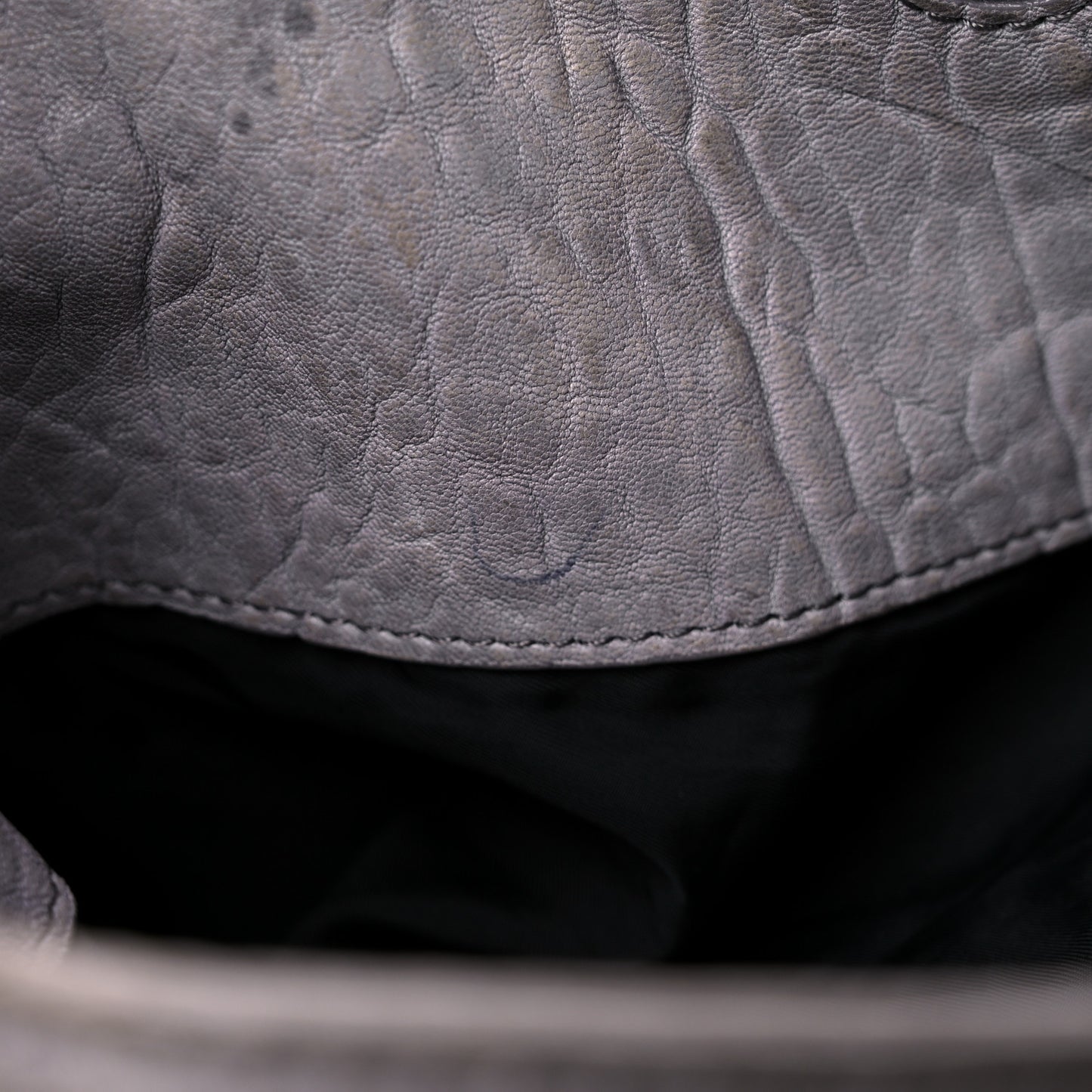 Pebbled Lambskin Darcy Hobo Pale Gold Hardware