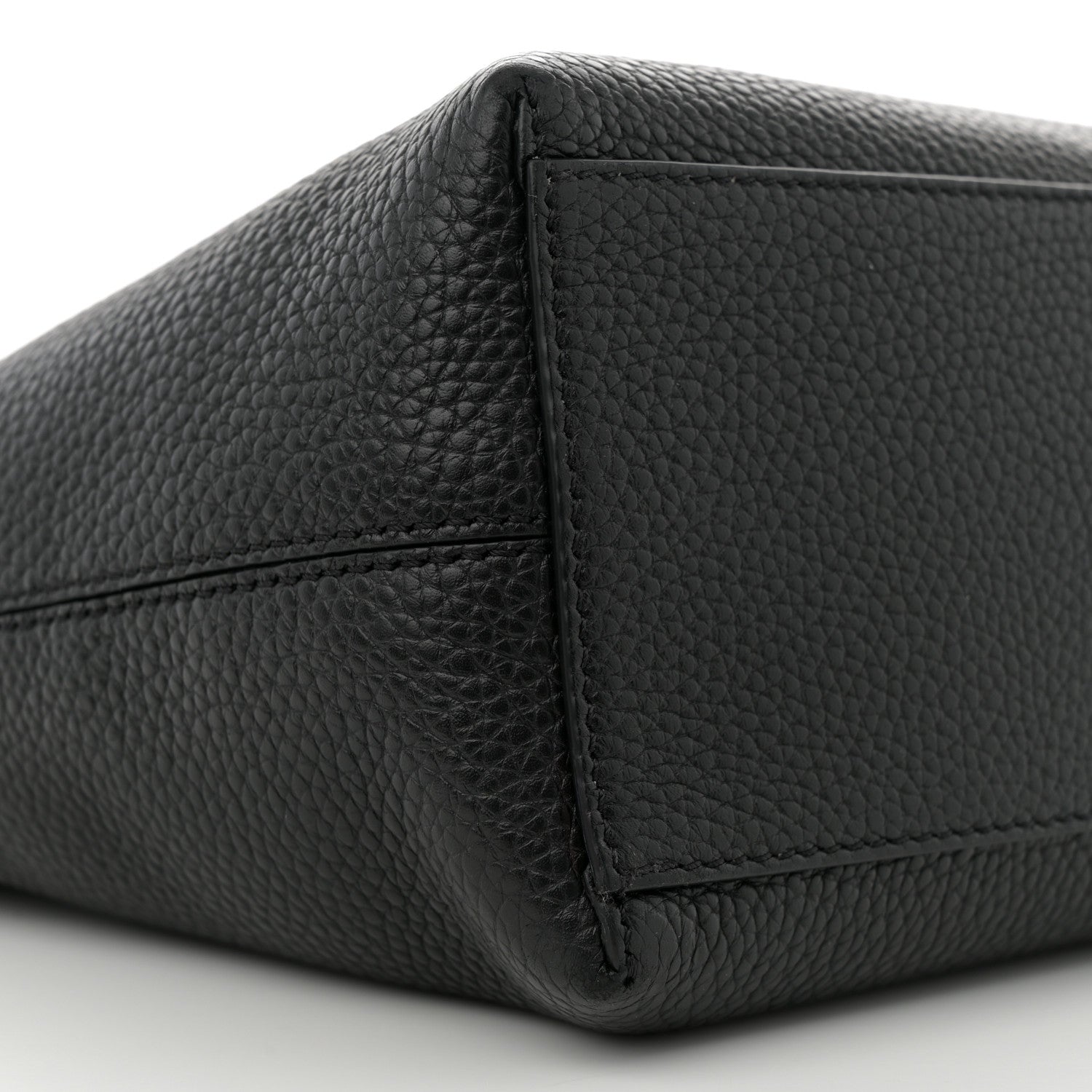 Valentino Garavani Grained Calfskin Rockstud Shoulder Tote Black 8 of 9