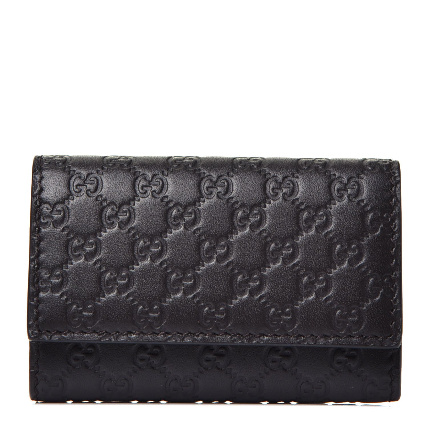 Gucci Microguccissima 6 Key Holder Case Black 764362 – FASHIONPHILE