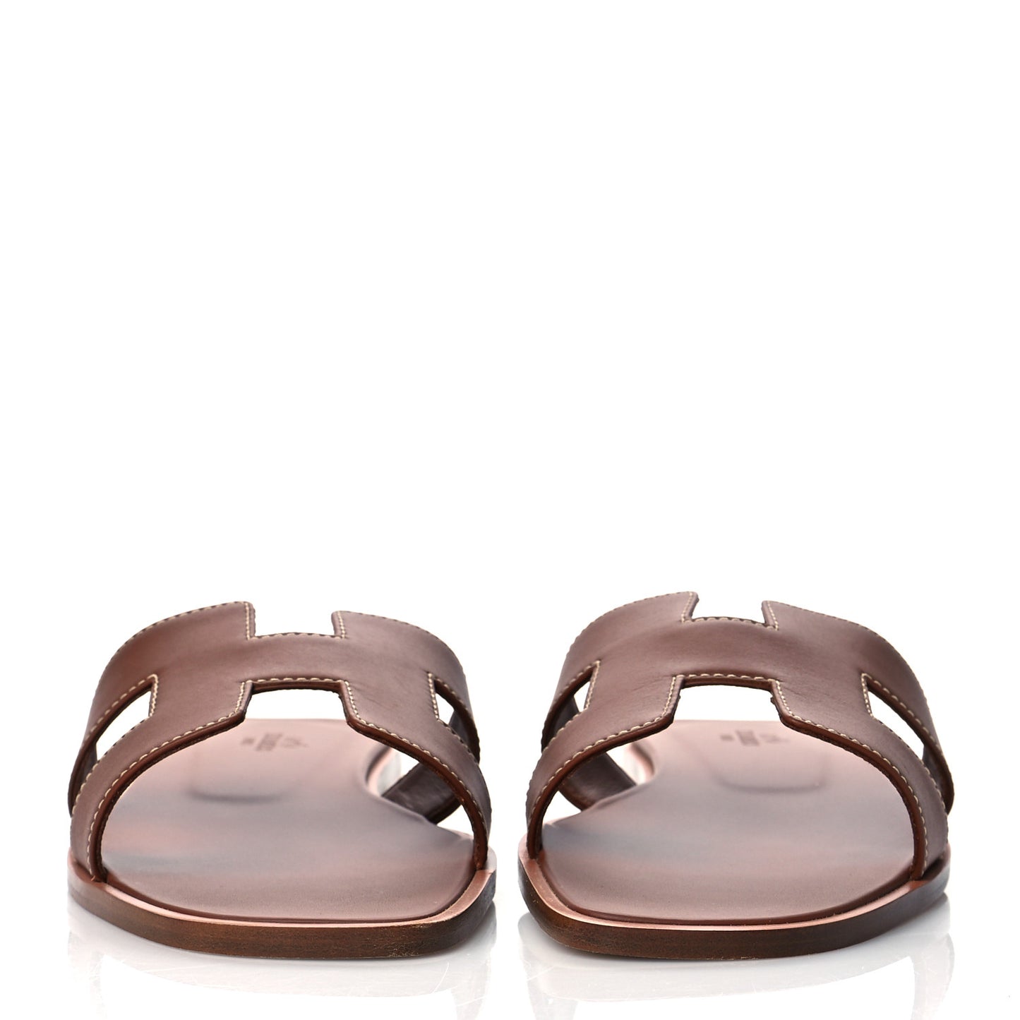 Box Calfskin Oran Sandals 39 Gold