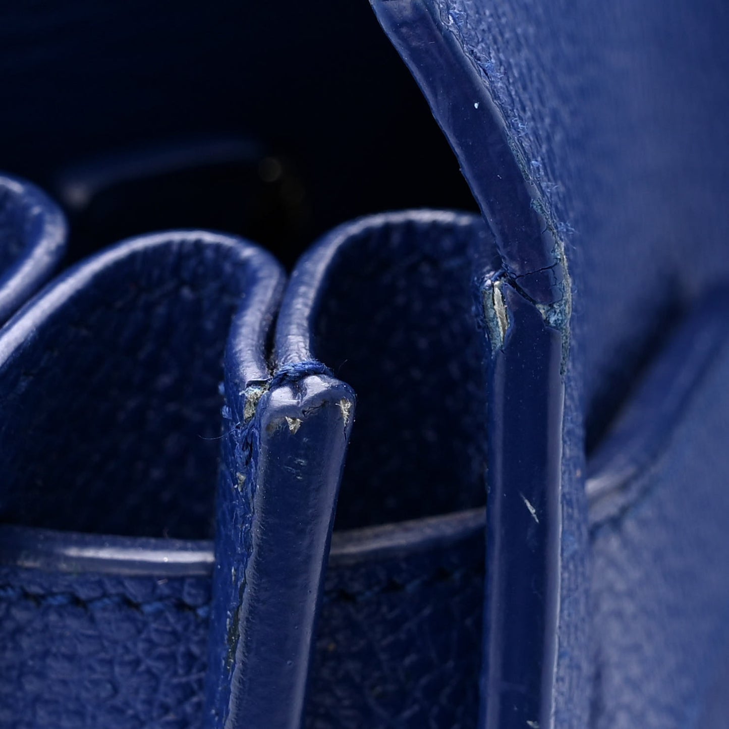 Grained Calfskin Baby Sac De Jour Outremer