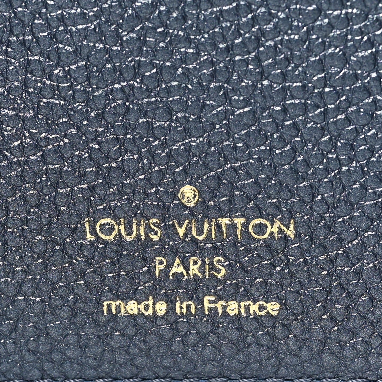 Empreinte Monogram Flower Victorine Wallet Navy Blue