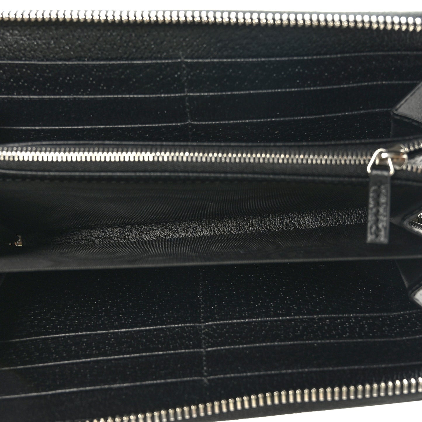 Canvas Monogram Jumbo GG Textured Dollar Calfskin Continental Wallet Black
