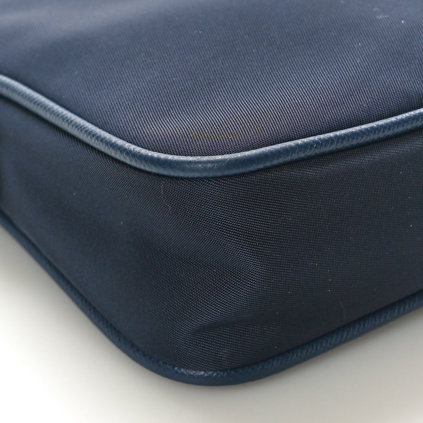Tessuto Nylon Saffiano Crossbody Bag Bleu