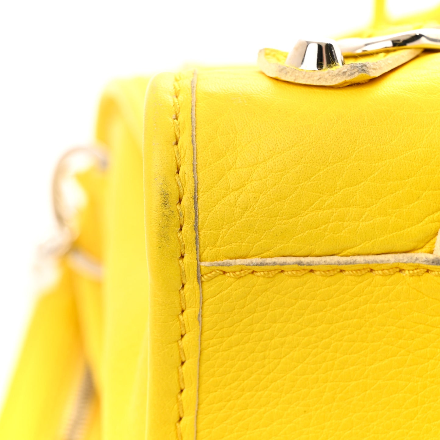 Vibrato Calfskin Classic Silver Hardware City Jaune Soleil