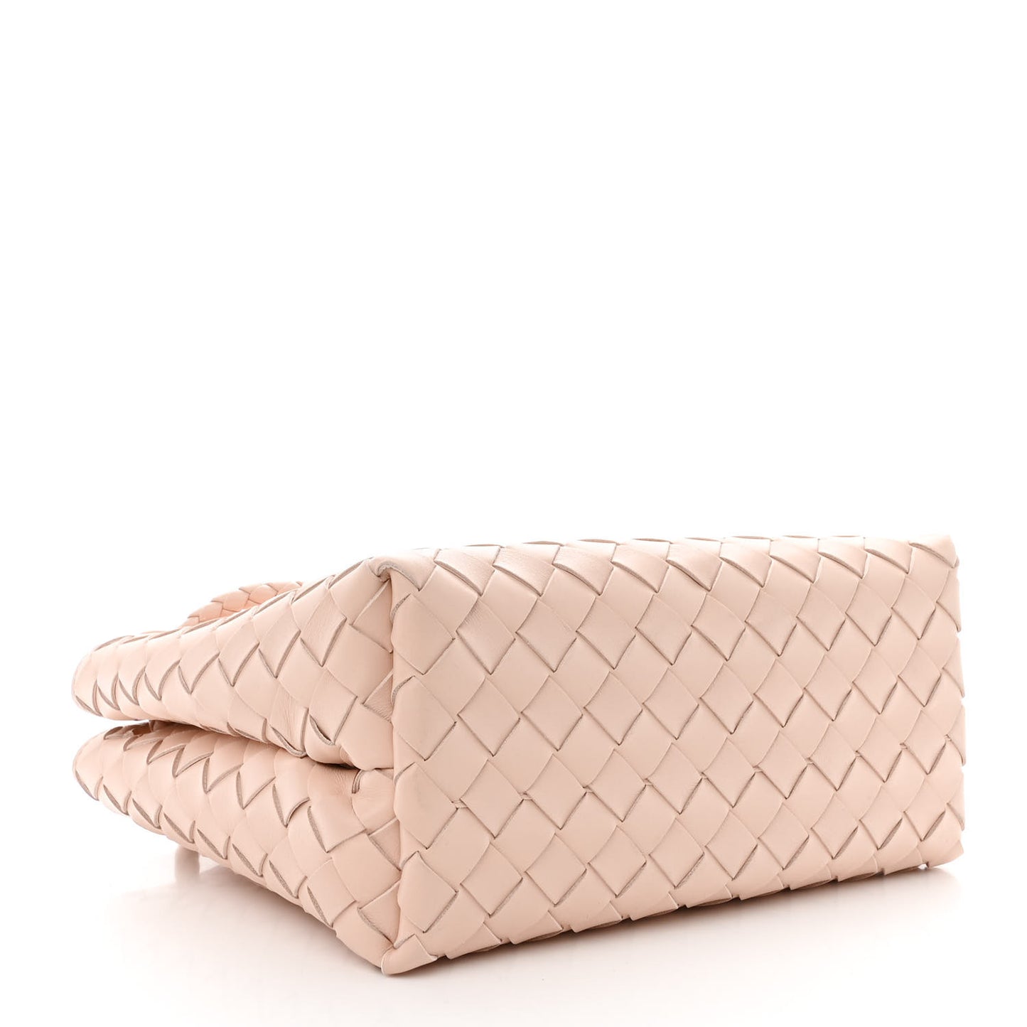 Nappa Intrecciato Small Andiamo Shoulder Bag Nude