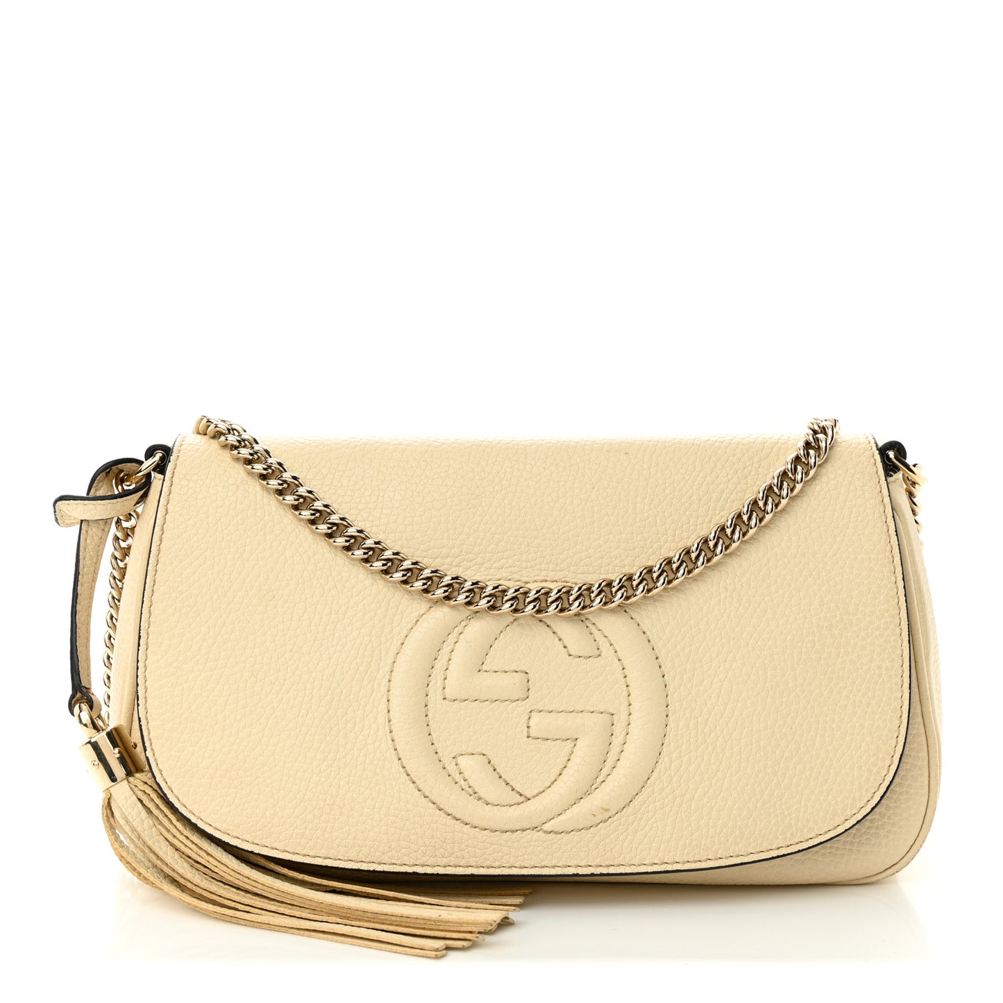 Cellarius Calfskin Medium Soho Flap Crossbody Ivoire