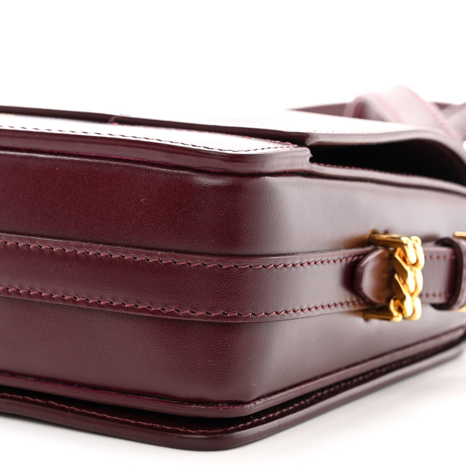 Burberry Smooth Calfskin Small Grace Bag Oxblood 10 of 11