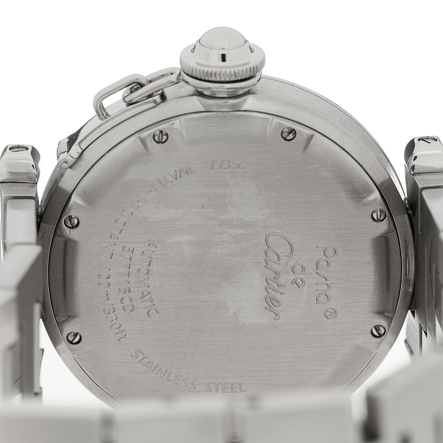 Stainless Steel 35mm Pasha GMT Automatic Watch