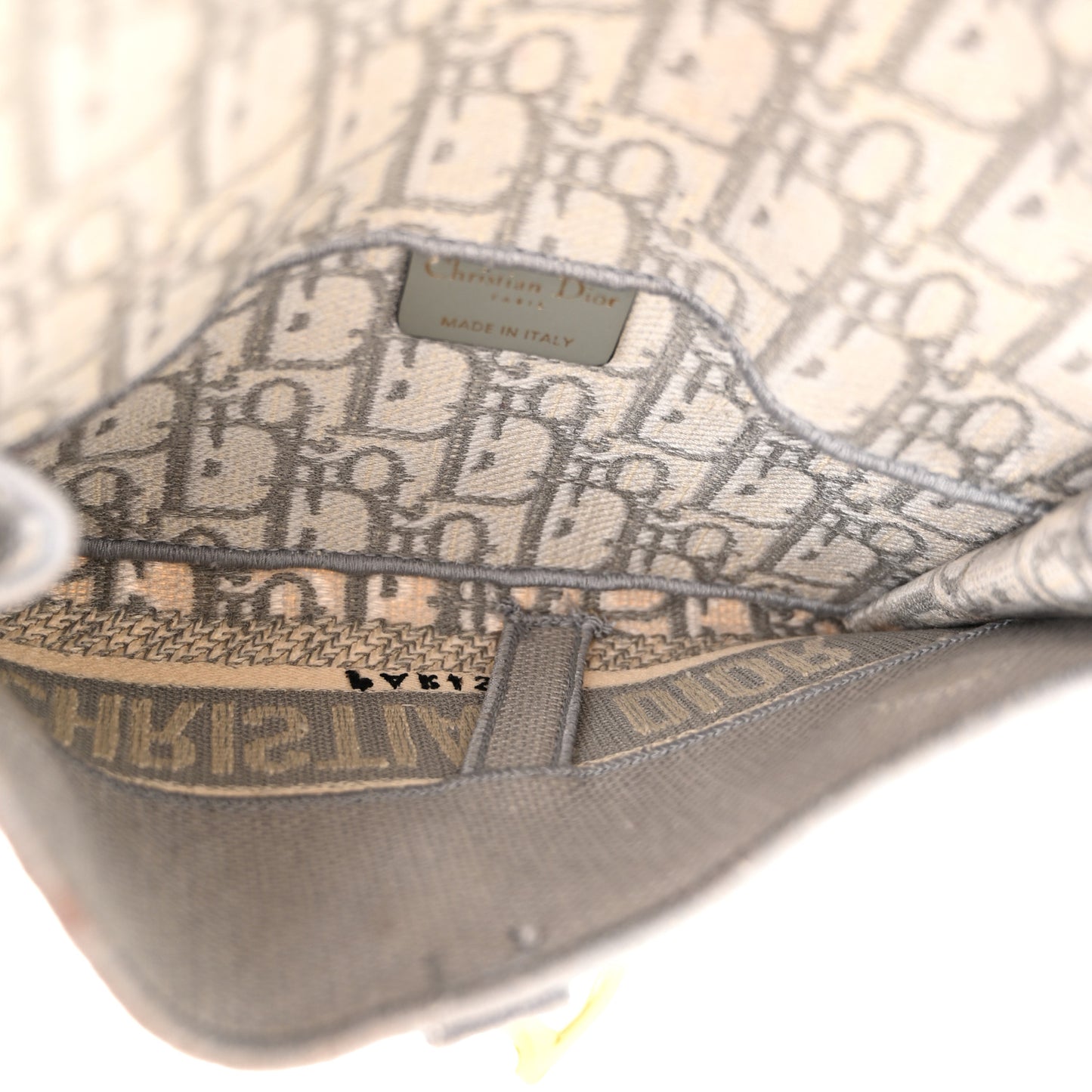 Oblique Saddle Belt Bag Grey