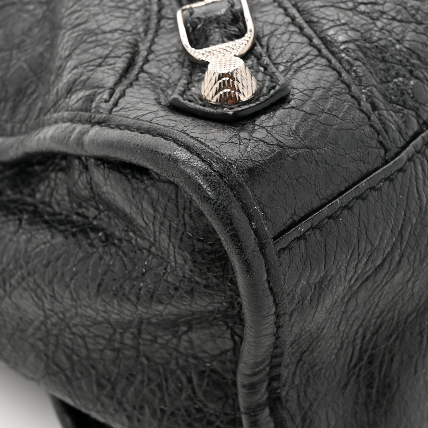 Agneau Giant 12 Silver Hardware City Black