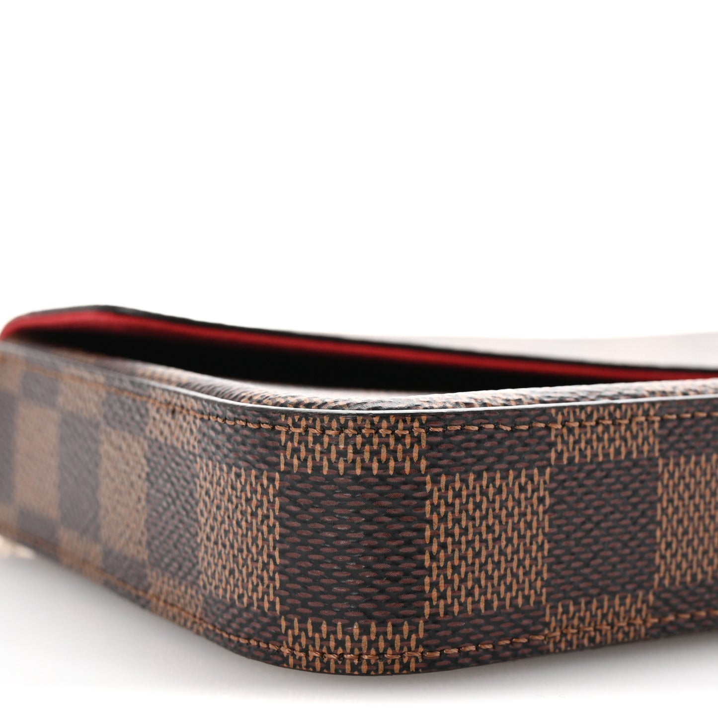 Damier Ebene Pochette Felicie Chain Wallet