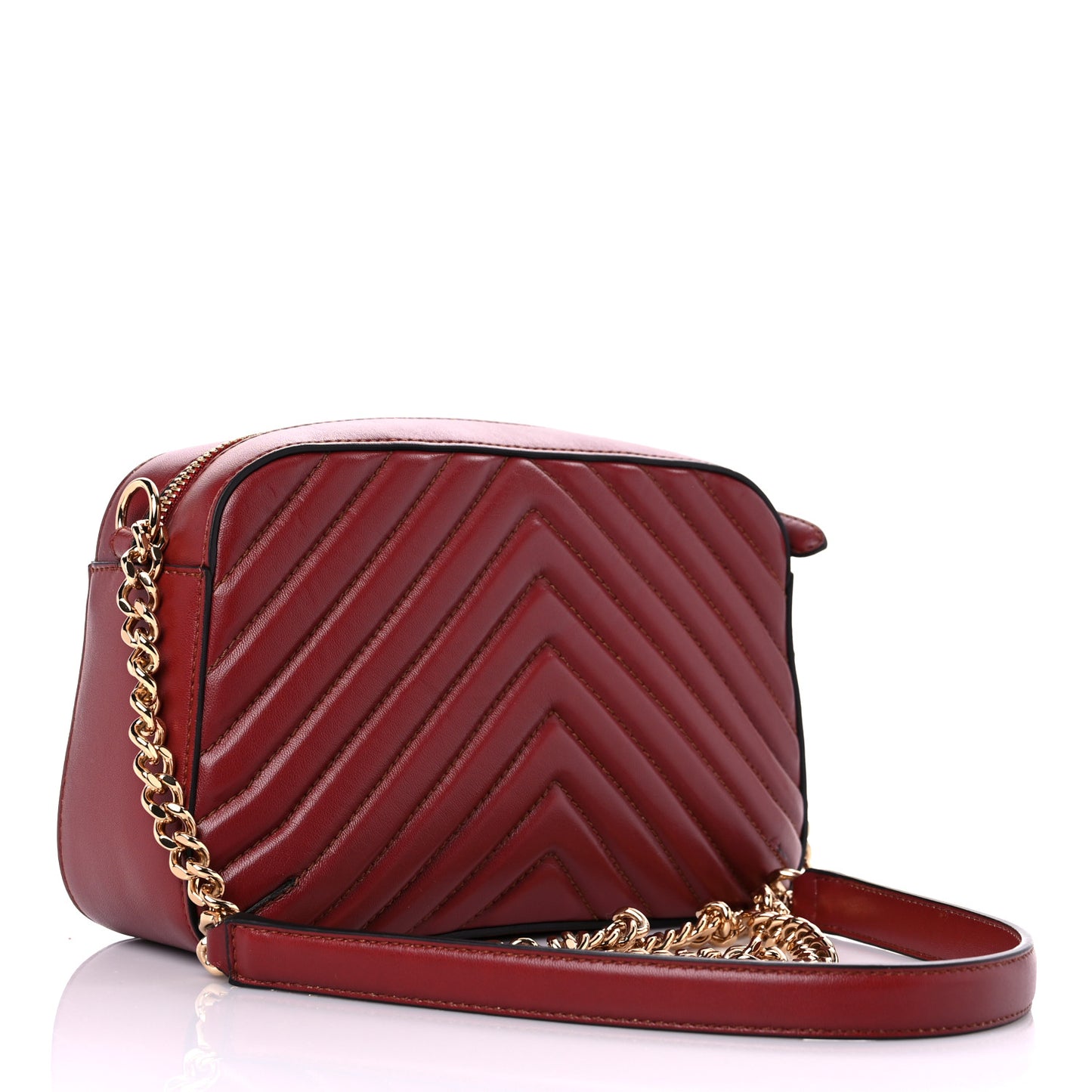 Eco Alter Nappa Star Patch Shoulder Bag Red