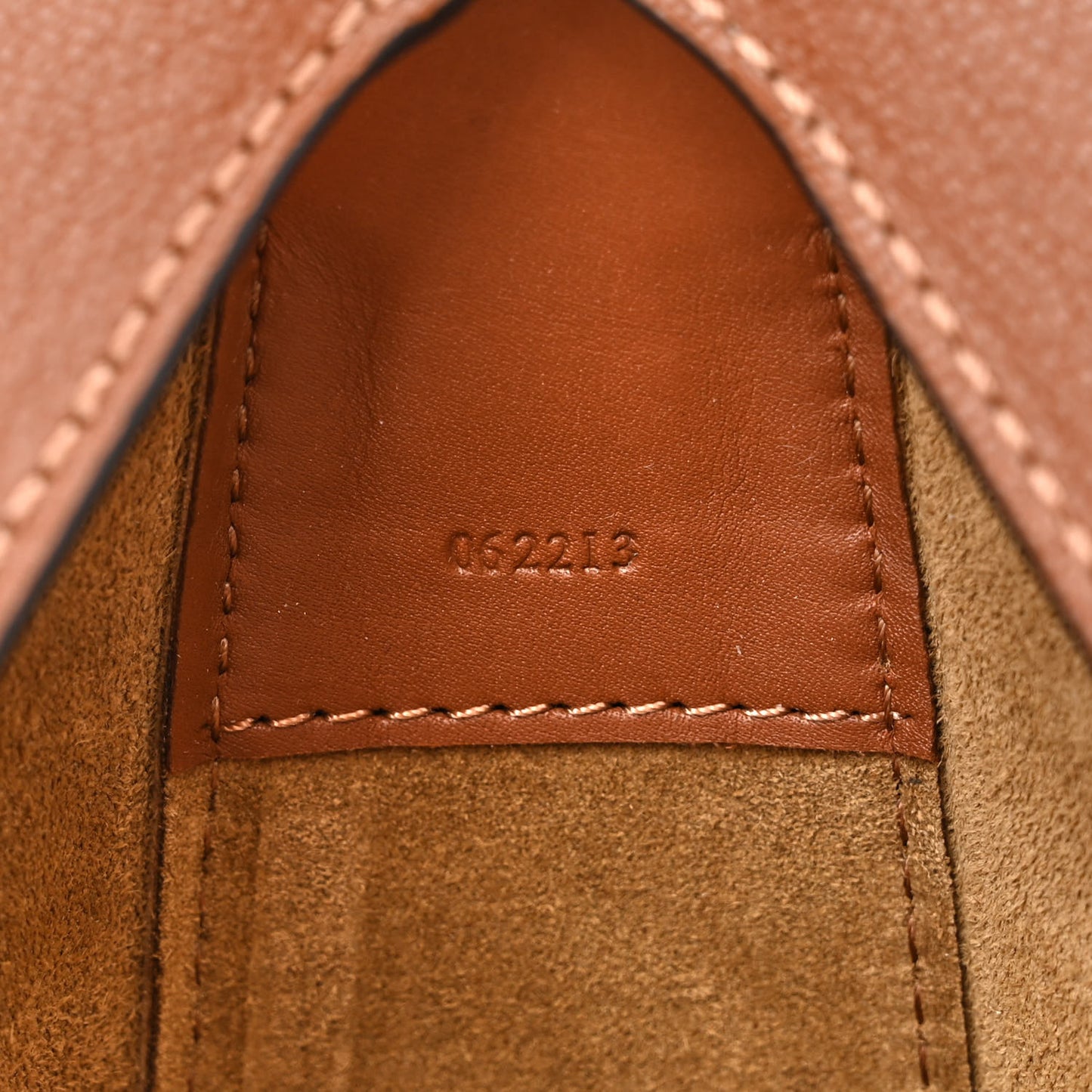 Satin Calfskin Jacquard Luna Bag Pecan
