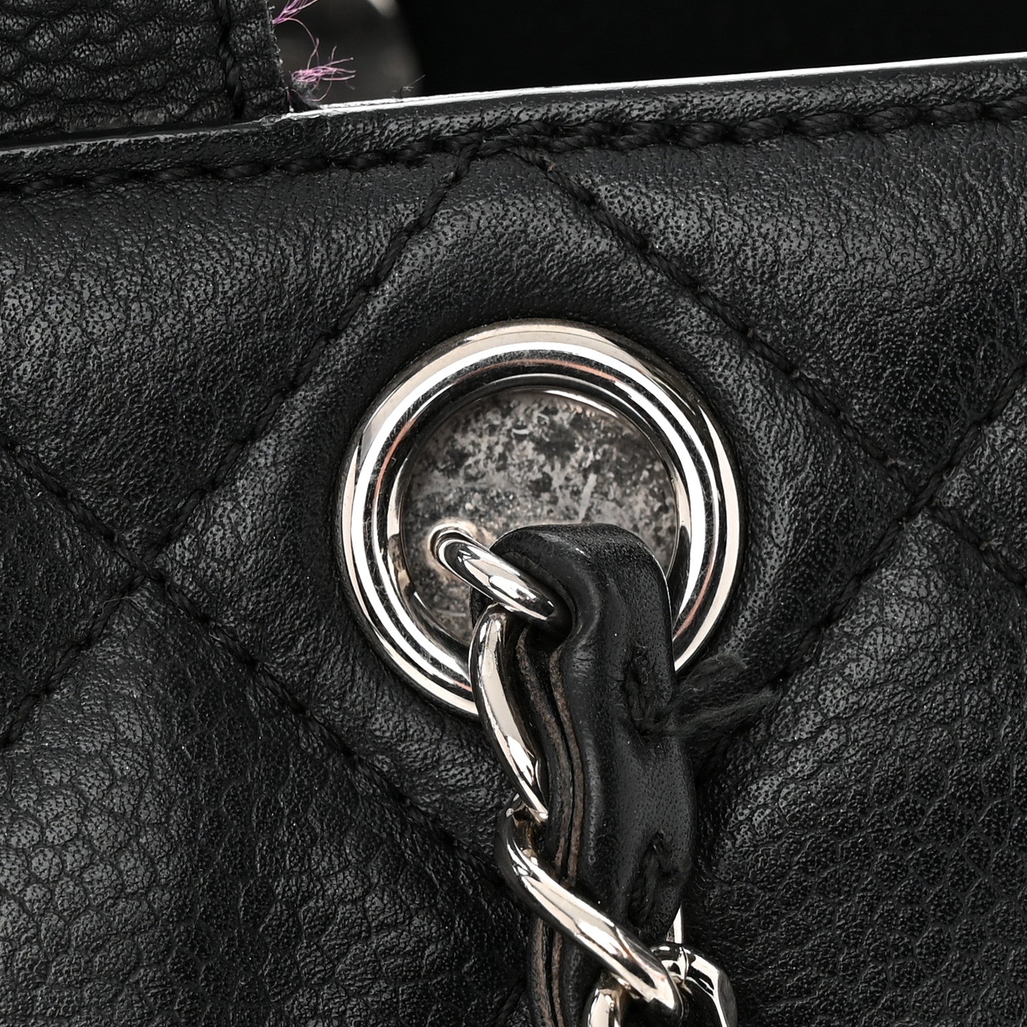 Chanel Caviar Quilted Large CC Box Shopping Tote Black 15 of 18