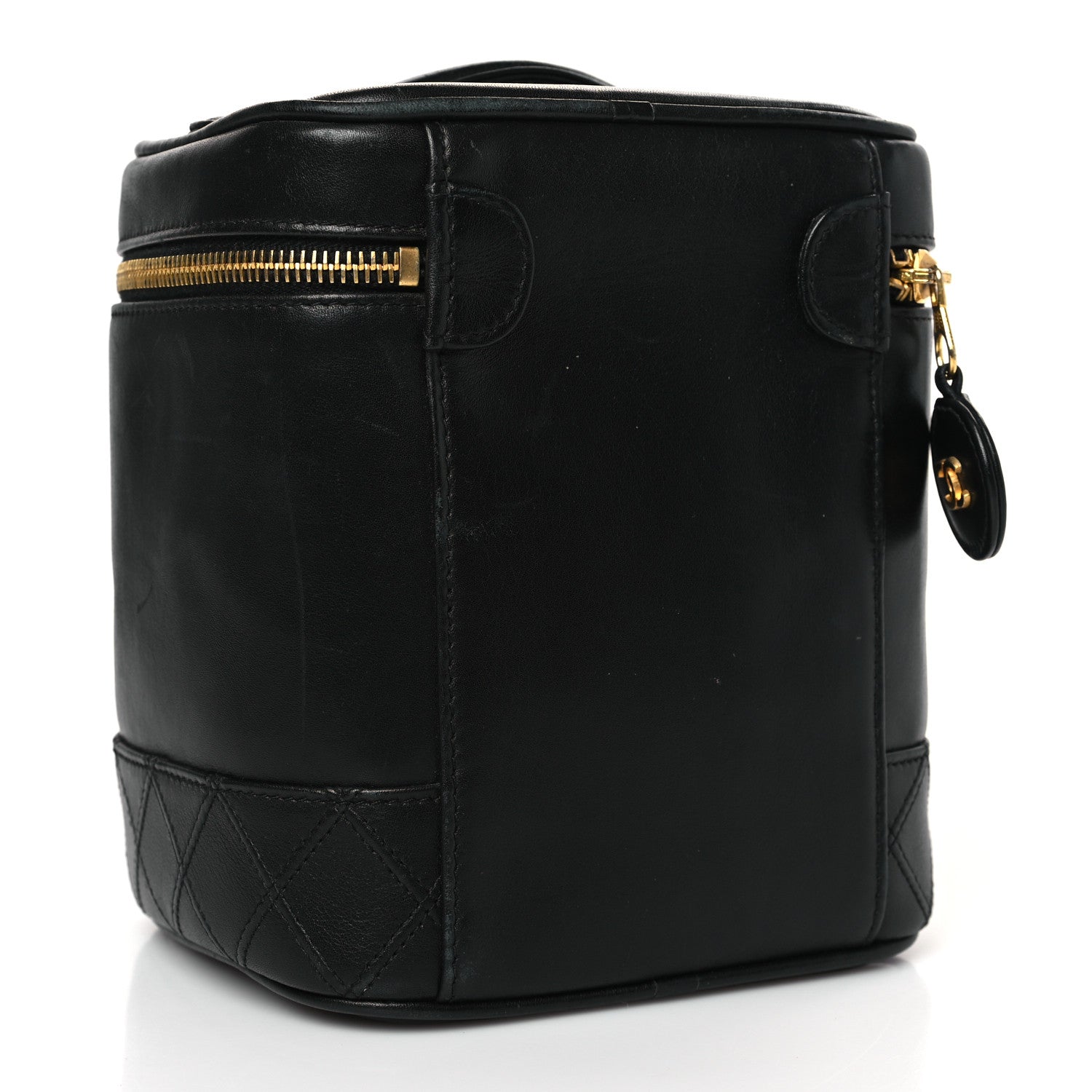 Chanel Lambskin Vanity Cosmetic Bag Black 3 of 11