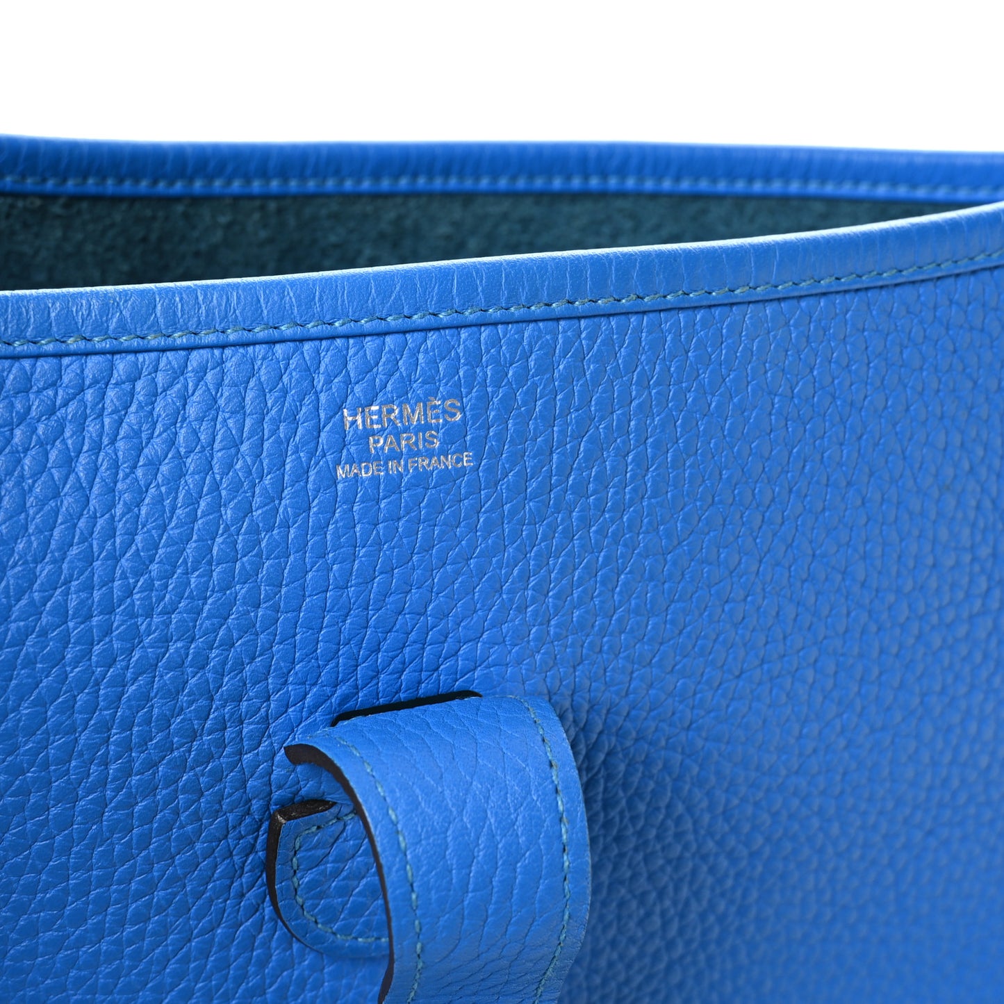 Taurillon Clemence EVELYNE III PM Bleu Hydra