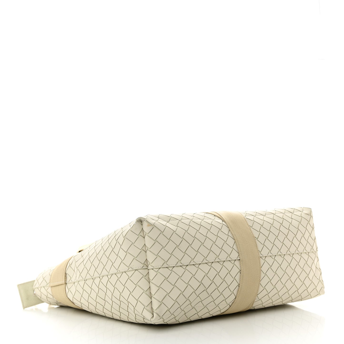 Intreccio Rubber East West Tote White