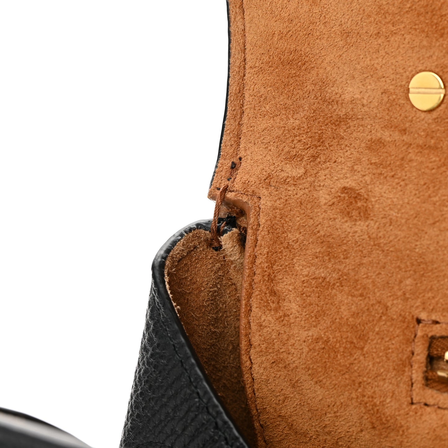 Textured Calfskin Small BV Angle Shoulder Bag Black