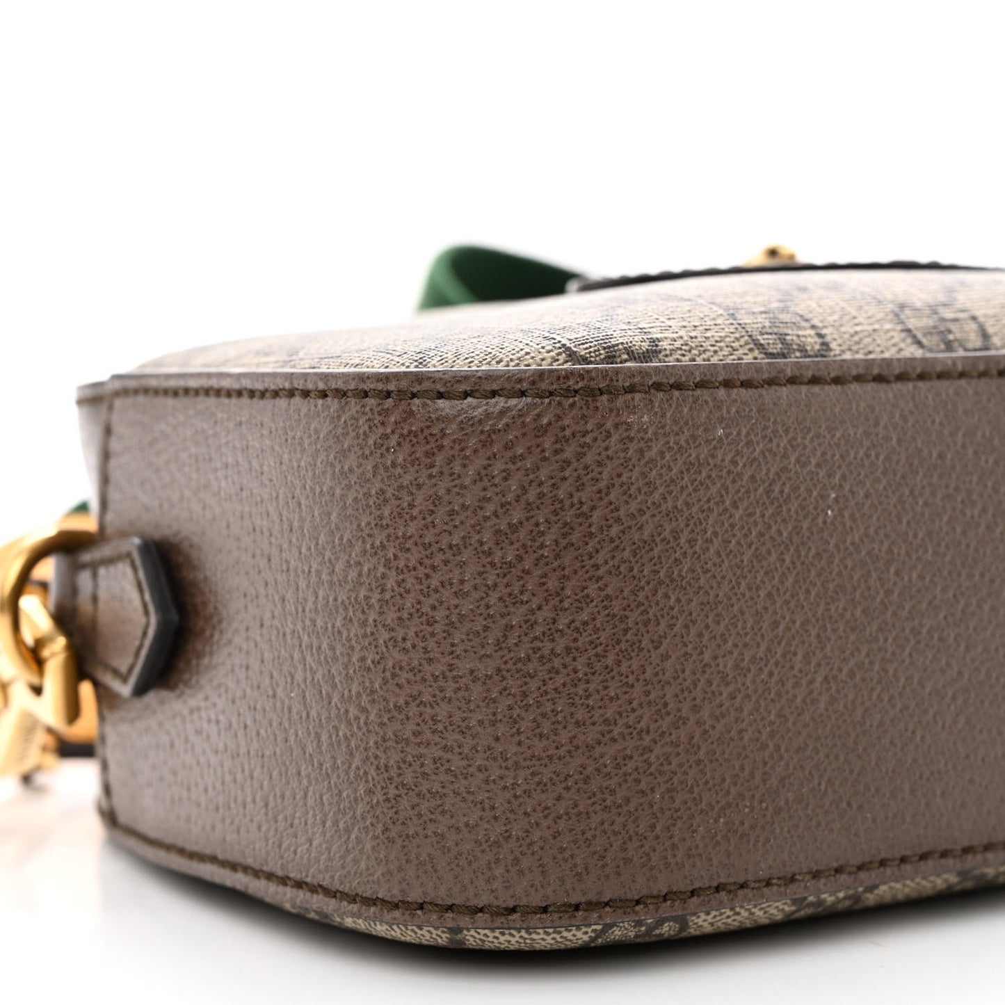 GG Supreme Monogram Web Neo Vintage Shoulder Bag Beige New Acero Crop