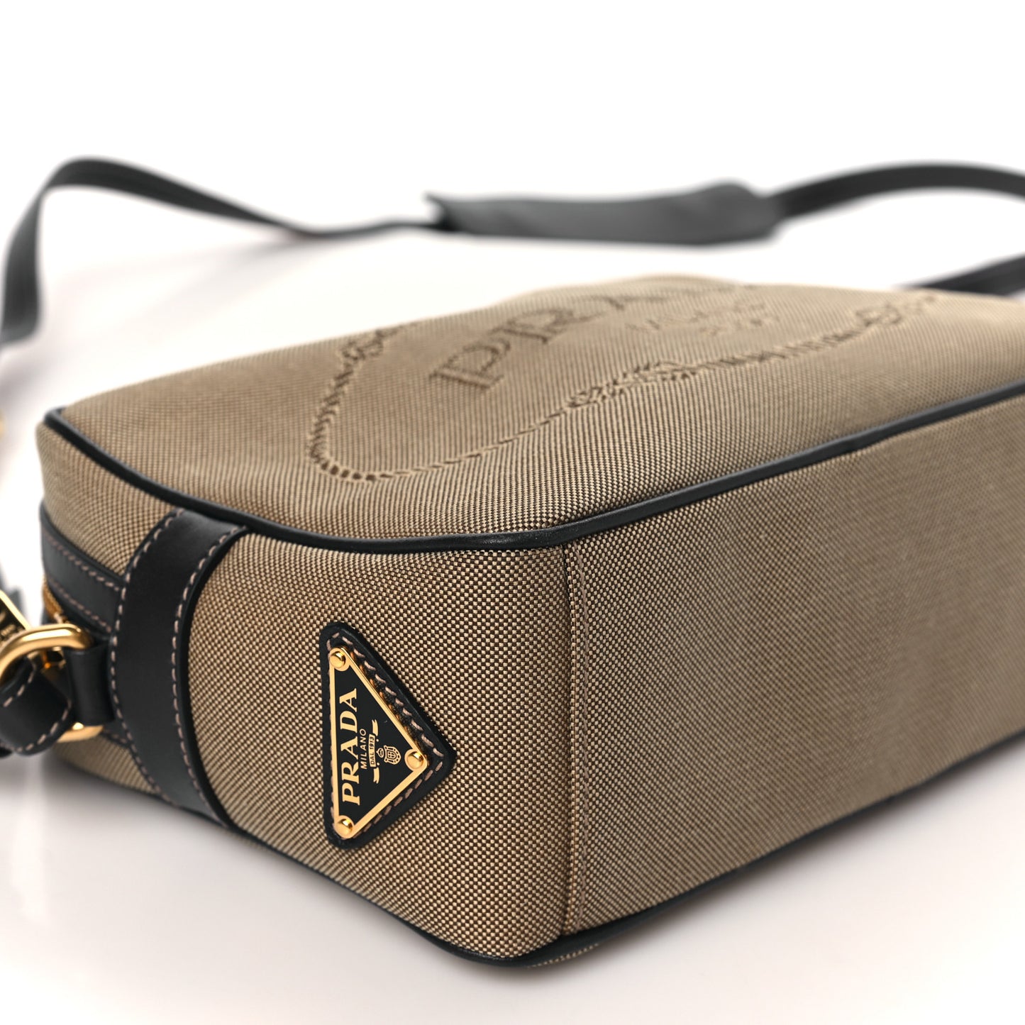Jacquard Logo Camera Bag Corda Bruciato