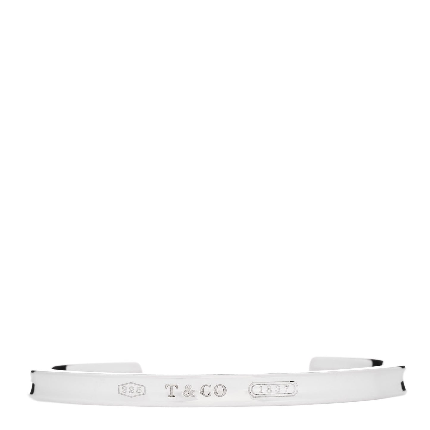 Sterling Silver Narrow 1837 Cuff Bracelet