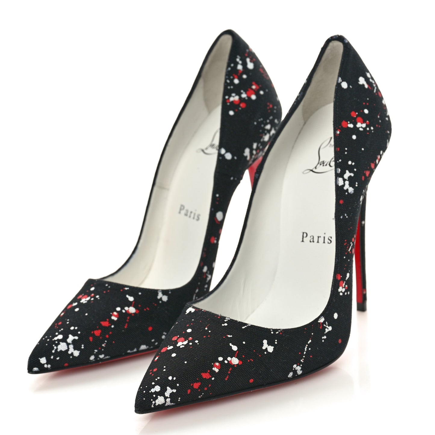 Toile So Kate 120 Splash Pumps 36 Black Red White
