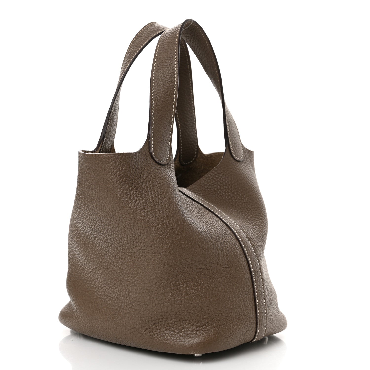 Hermes Taurillon Clemence Picotin Lock 18 PM Etoupe 3 of 13