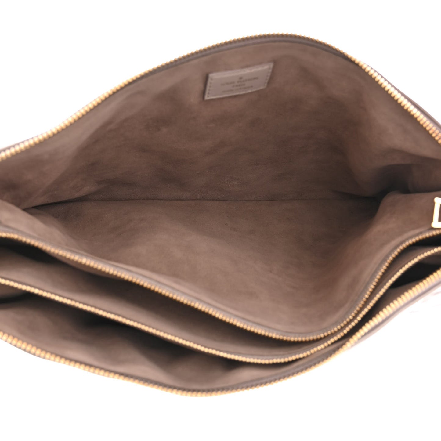 Lambskin Embossed Monogram Coussin MM Grey