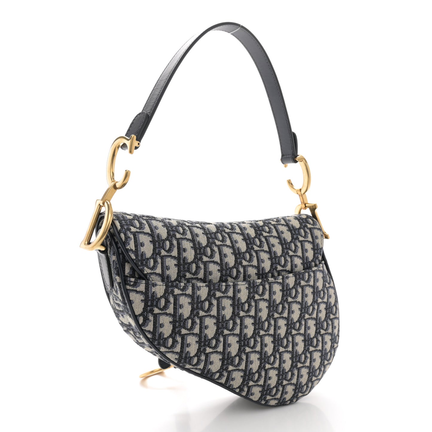 Oblique Saddle Bag Blue