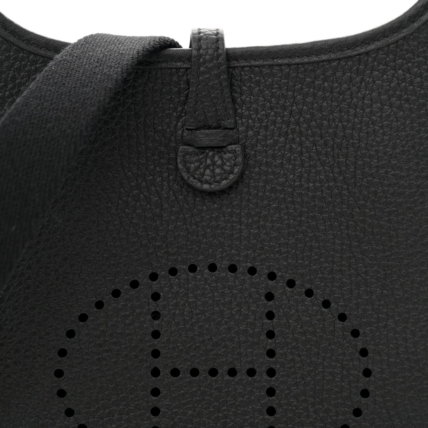 Hermes Taurillon Clemence Evelyne TPM Black 8 of 10
