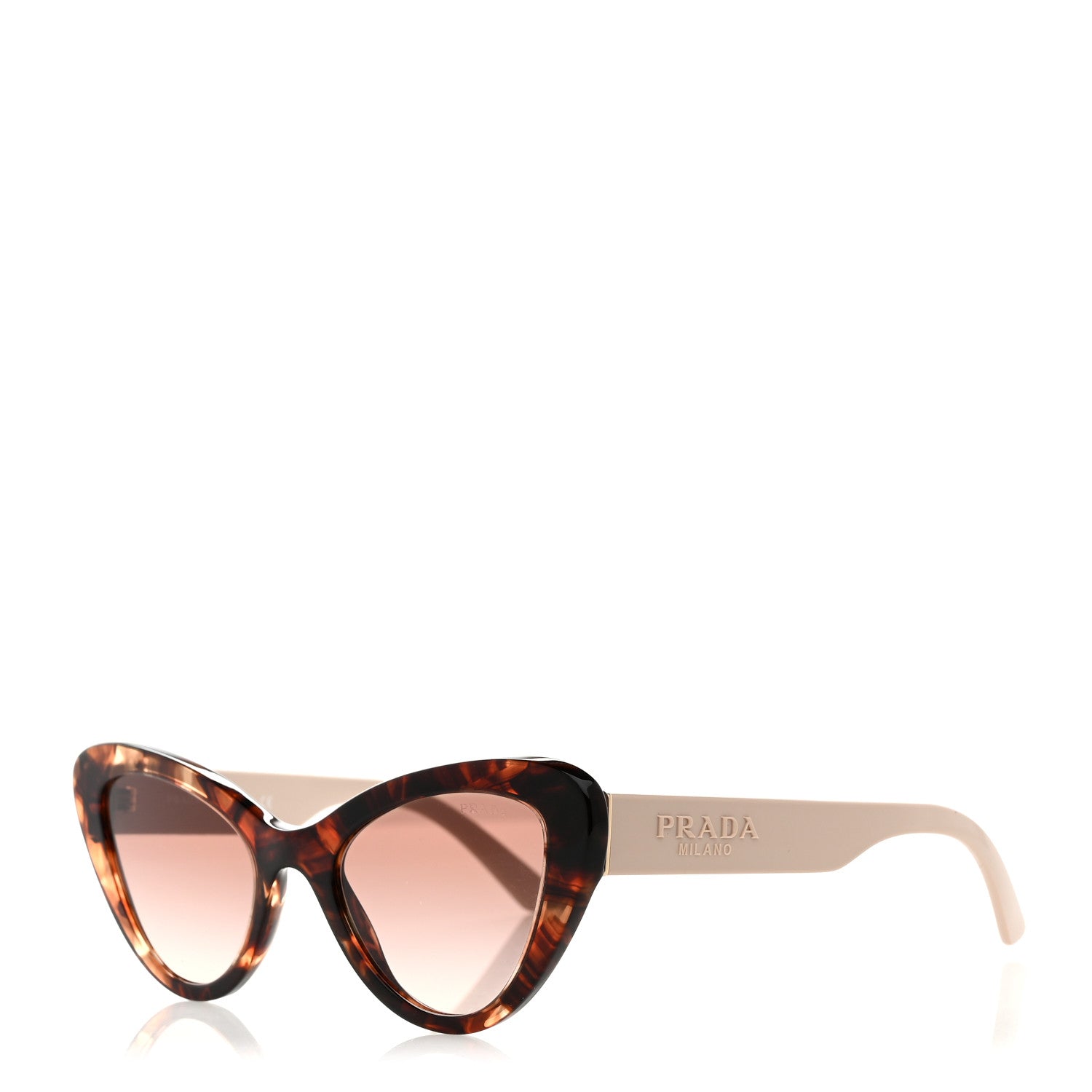 Prada Acetate Sunglasses SPR 13Y Tortoise Beige 1668020 – FASHIONPHILE