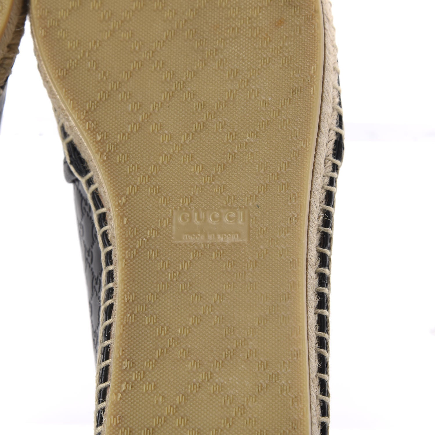 Gucci Microguccissima Signature Espadrilles 38 Black 6 of 9