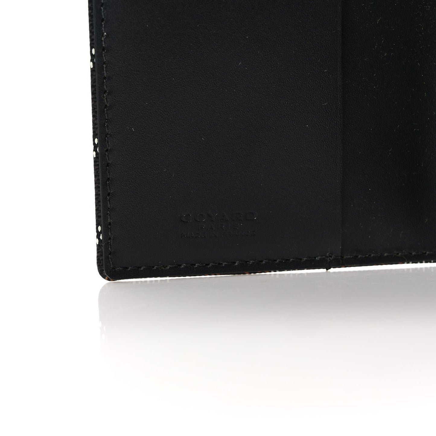 Goyardine Passport Wallet Black