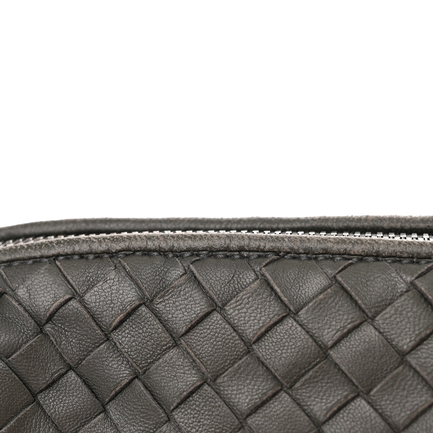 Bottega Veneta Nappa Intrecciato Nodini Crossbody Messenger New Light Grey 12 of 16