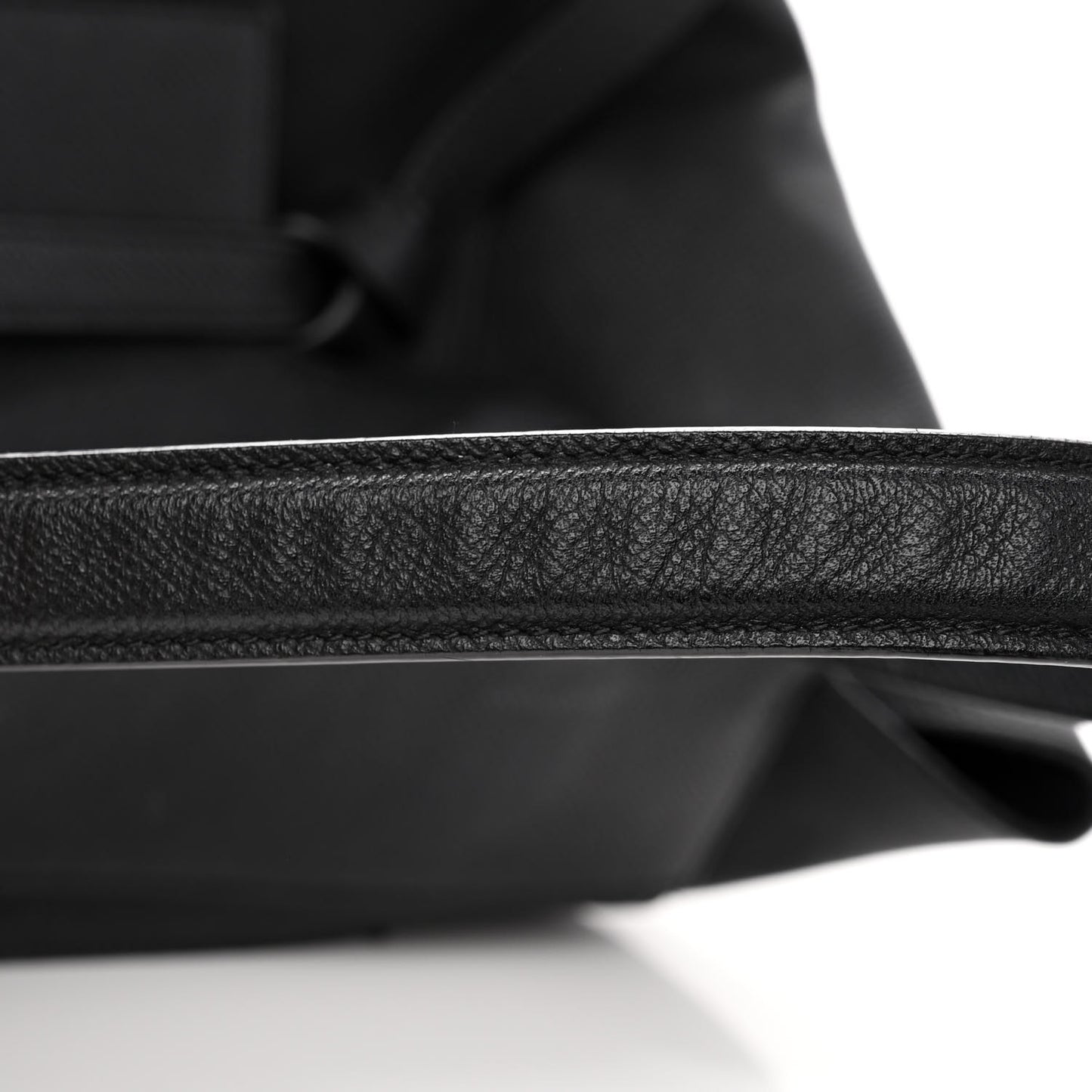 Grained Calfskin Small Belt Bag Black