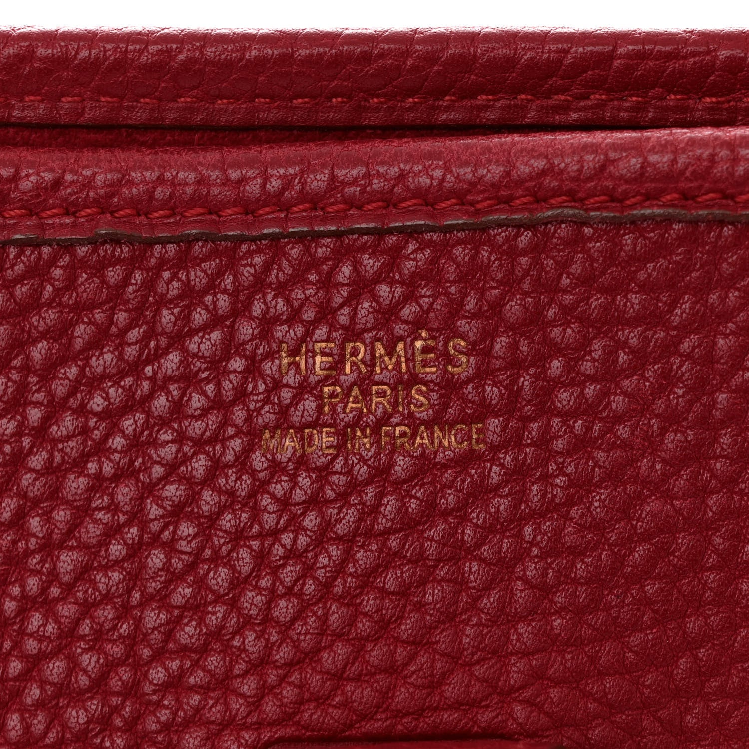 Hermes Togo Evelyne GM Rouge 6 of 10