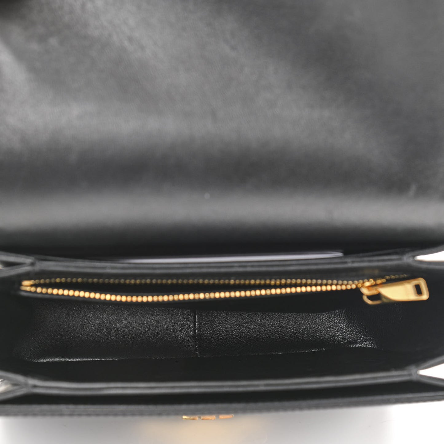 Shiny Calfskin Teen Triomphe Black