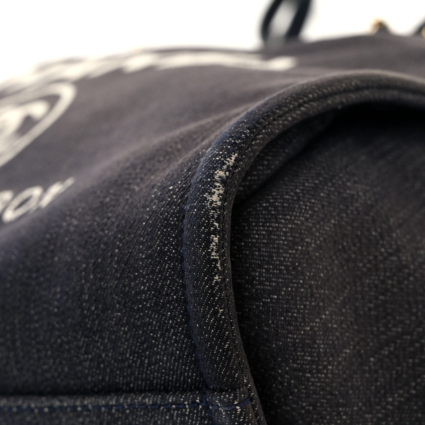 Denim Small Deauville Tote Dark Blue