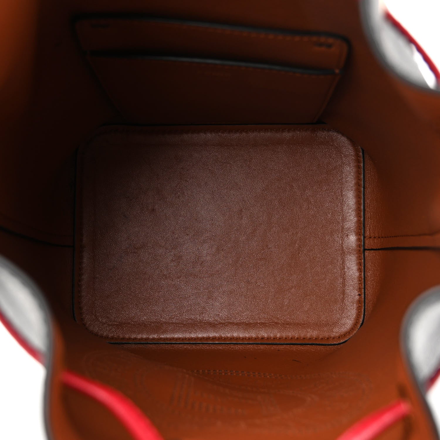 Fendi Vitello Grace F is Fendi Stamp Patch Perforated Small Mon Tresor Bucket Bag Black 5 of 10