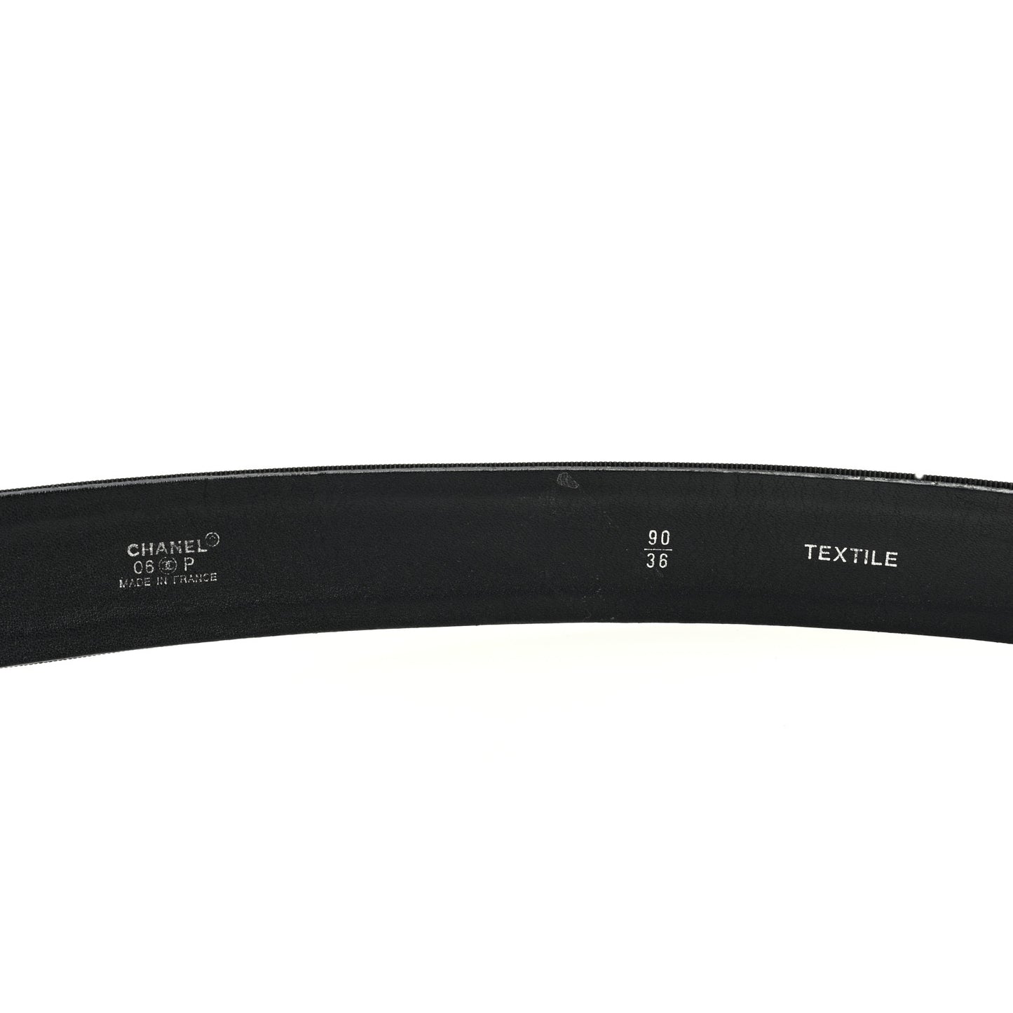 Embroidered Grosgrain Belt 90 36 Black