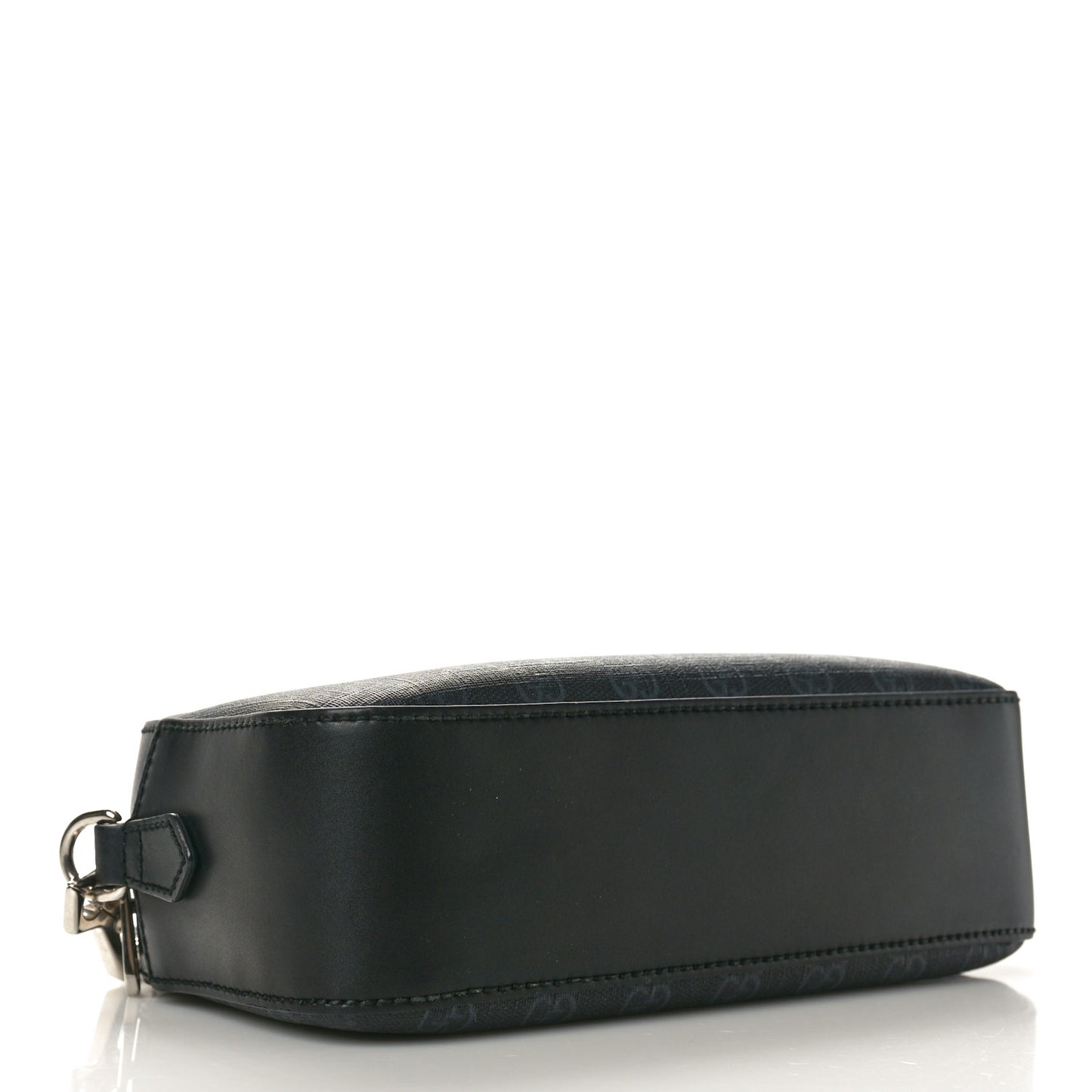 GG Supreme Monogram Web Shoulder Bag Black Grey