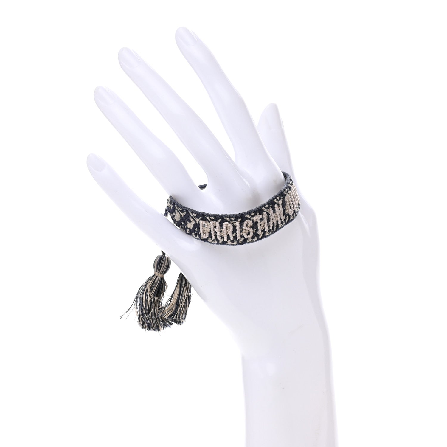 Christian Dior Woven Cotton J'Adior Friendship Bracelet Blue 2 of 4