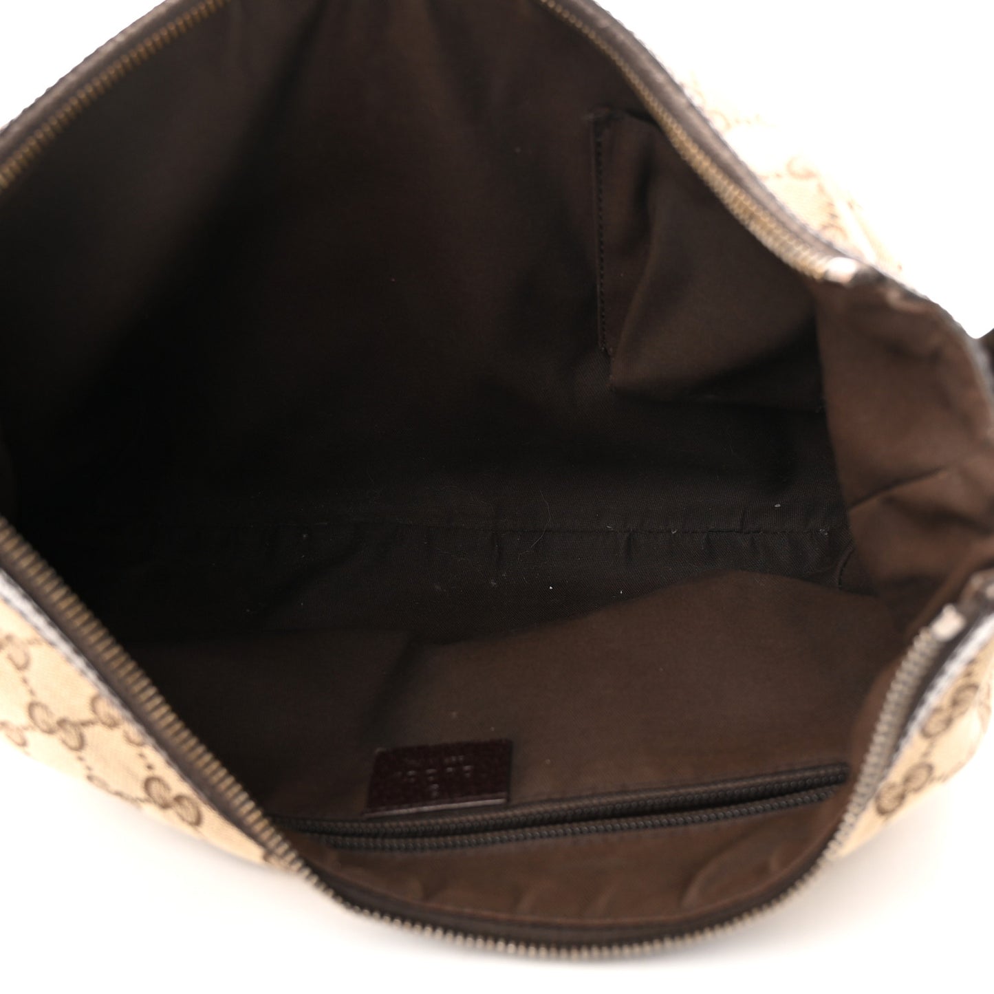 Monogram Medium Half Moon Hobo Dark Brown