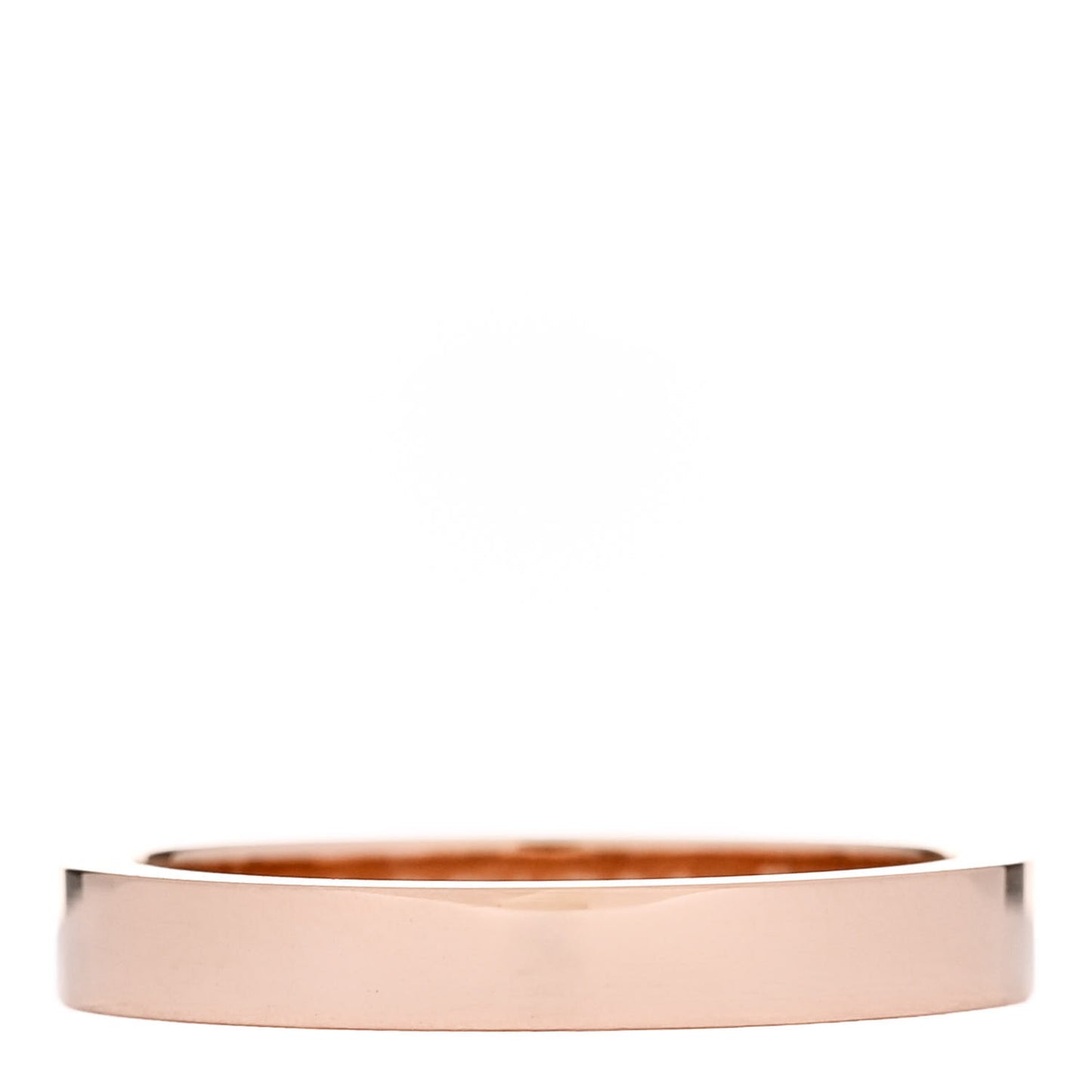 18K Pink Gold 3mm C De Cartier Wedding Band Ring 51 5.75
