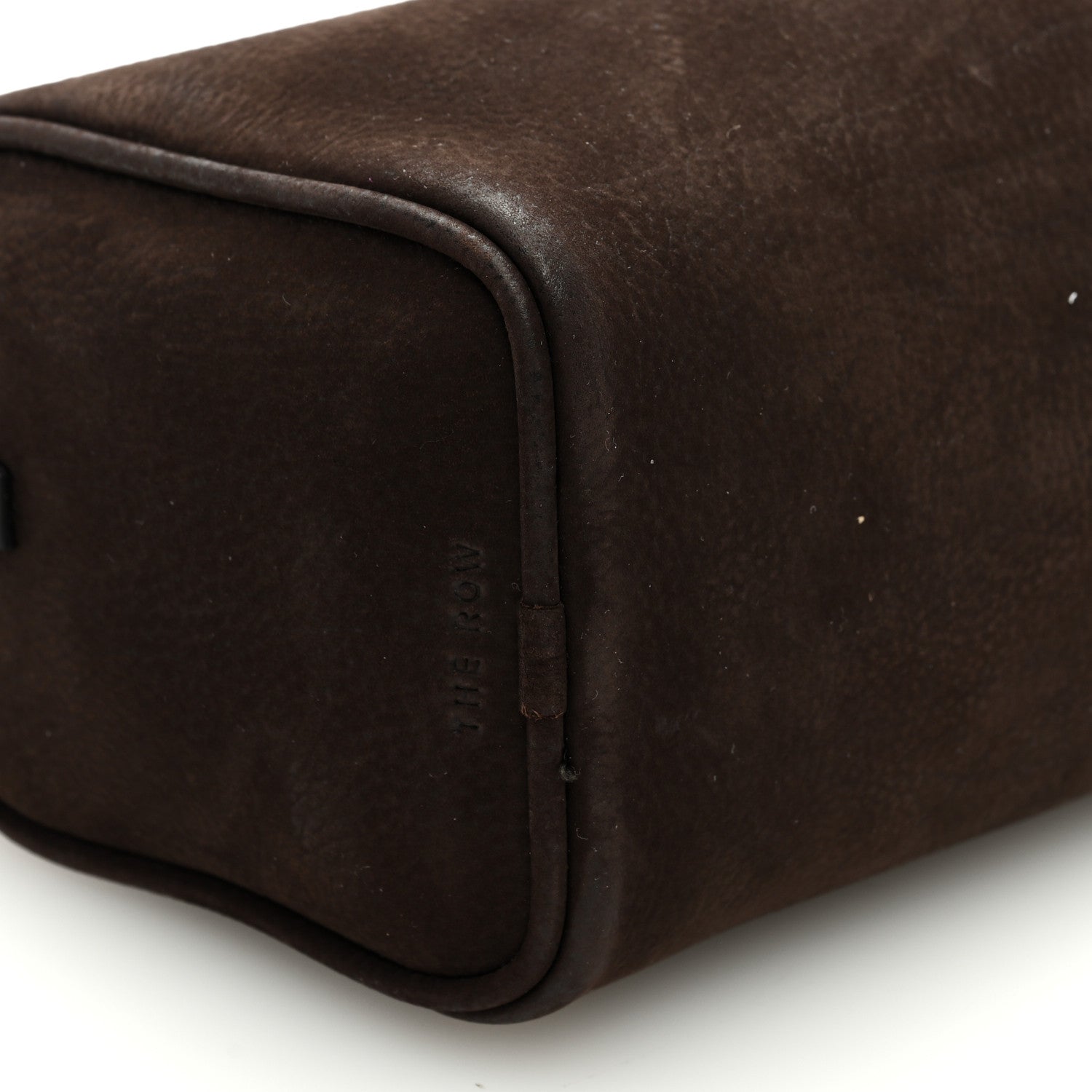 The Row Nubuck 90's Bag Wood Brown 8 of 9