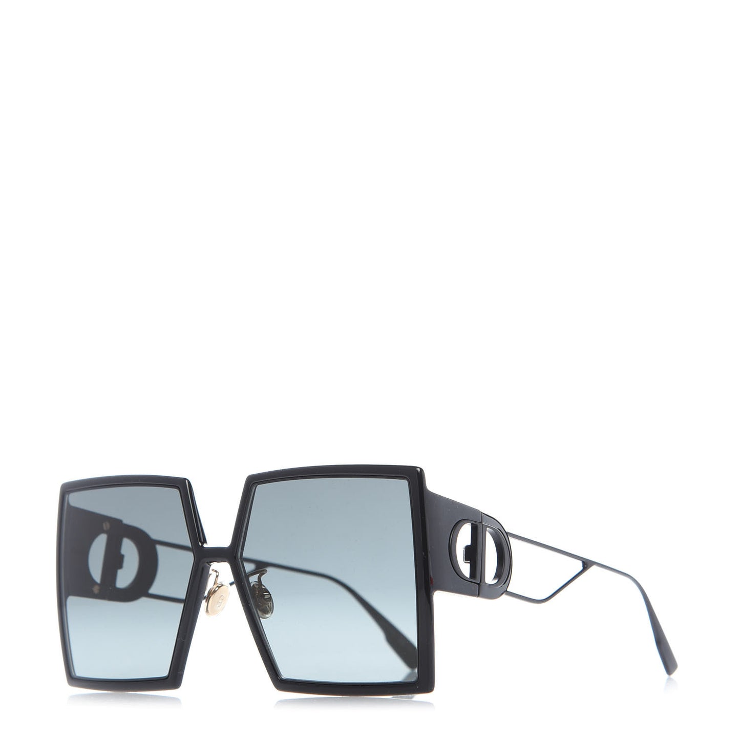 Square 30 Montaigne Sunglasses Black