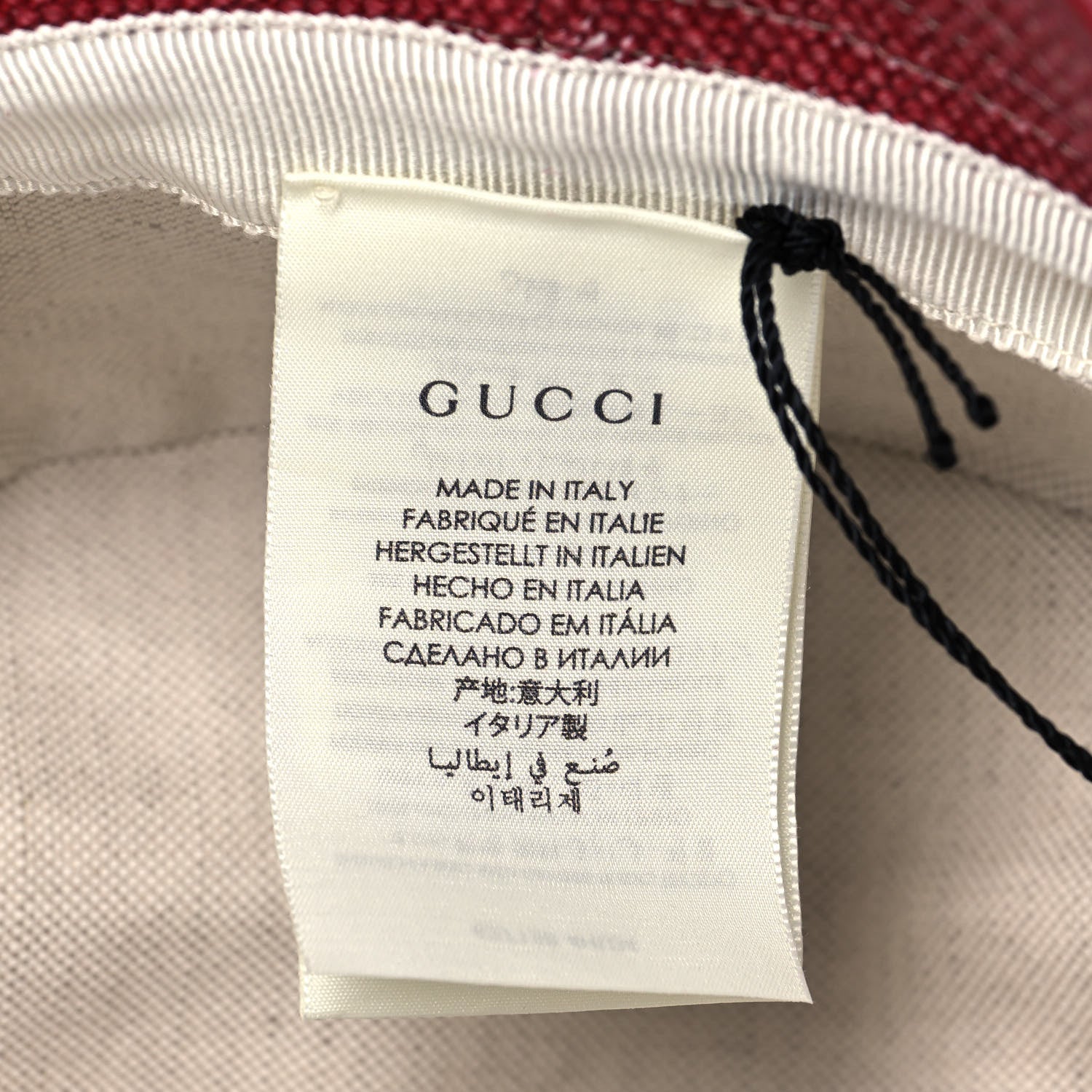 Gucci Canvas Marley Stripe Script Logo Gucci 100 Bucket Hat M Multicolor 7 of 8