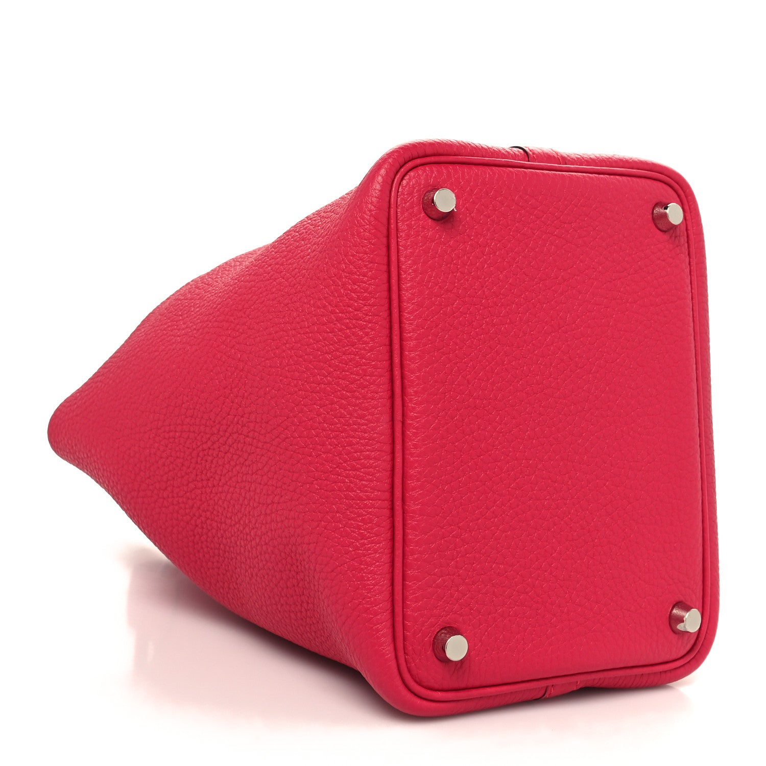 Hermes Taurillon Clemence Matte Alligator Picotin Lock Touch 18 PM Rose Mexico 4 of 13