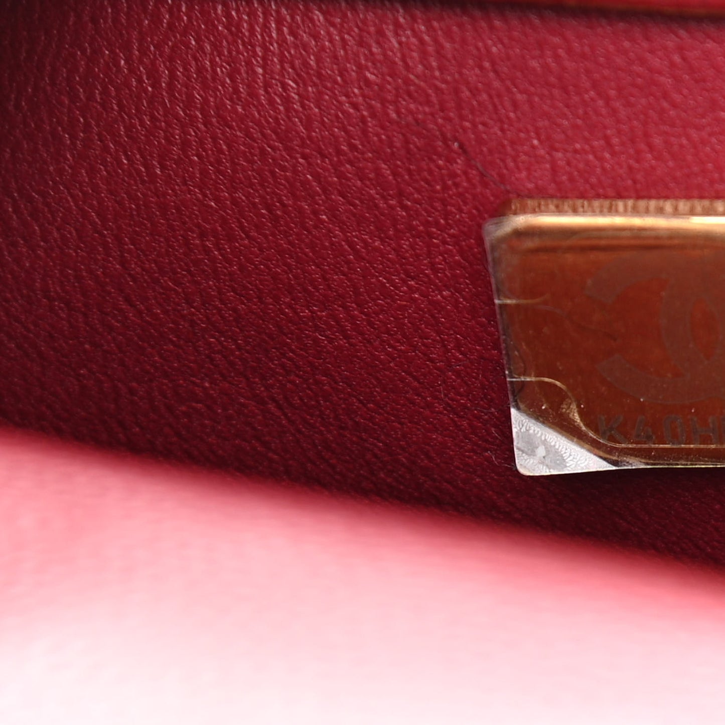 Caviar Quilted Lizard Embossed Extra Mini Coco Handle Flap Burgundy